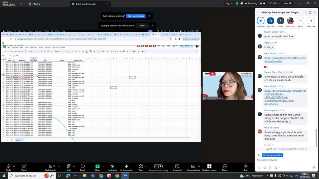 Data Analyst with Google 2 H2 1