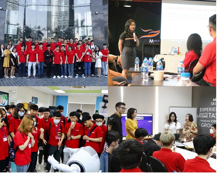 Học viên Aptech đang tham gia hoạt động ngoại khóa